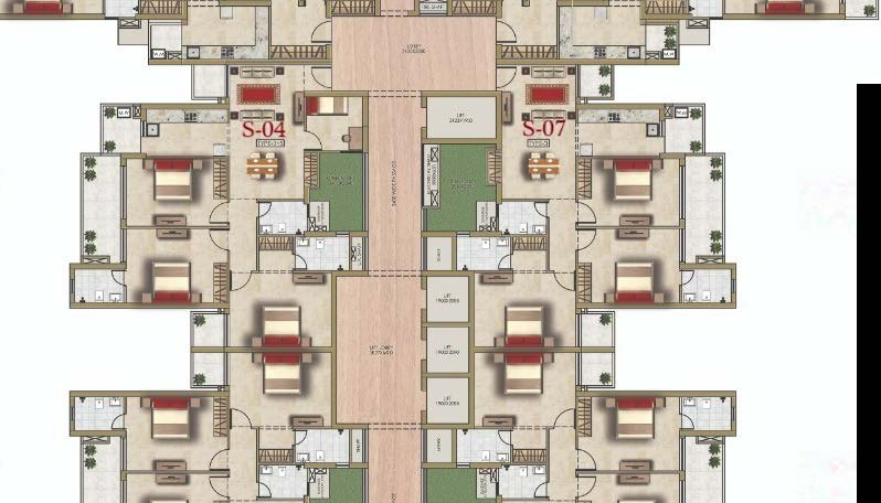 Tower B Solace – Cluster Floor Plan